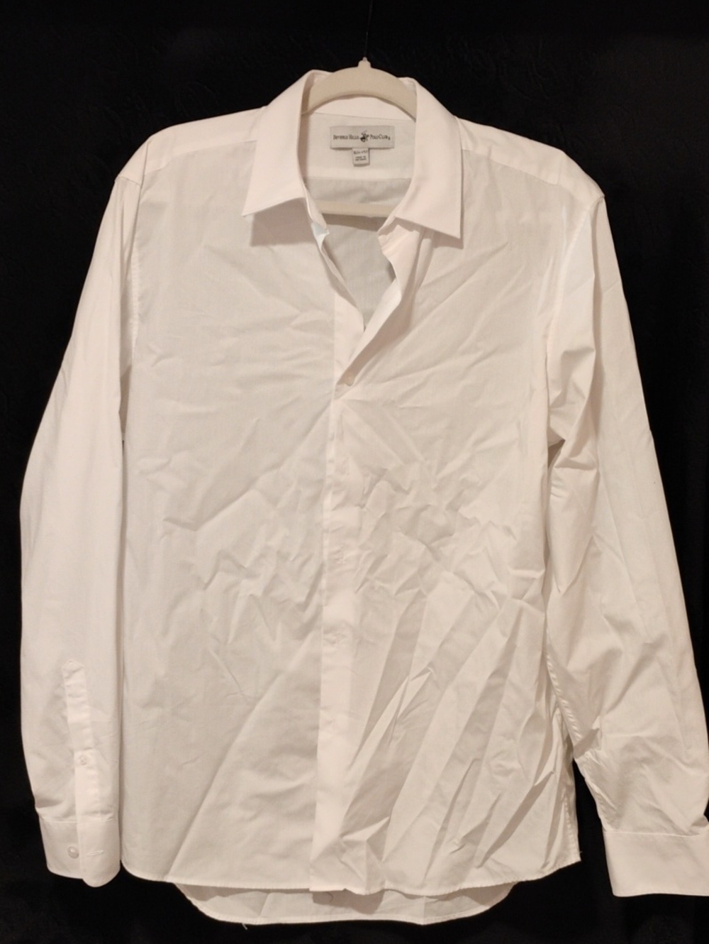Beverly Hills Polo Club White Men's Dress Shirt